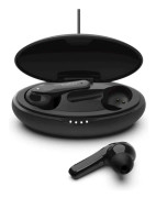 Belkin SoundForm Move - True wireless-hörlurar med mikrofon - inuti örat - Bluetooth - svart