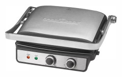 ProfiCook PC-KG 1029, Svart, Rostfritt stål, Rostfritt stål, Rektangulär, 230 x 290 mm, Energiljus, 2000 W