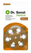 1x6 Dr. Senst medicinska hörapparatbatterier typ 312 70512