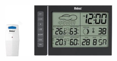 Mebus 40345, Svart, Inomhustermometer, Utomhustermometer, F,°C, 180 mm, 22 mm, 110 mm