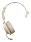 Jabra Evolve2 65, UC Mono, Headset, Huvudband, Kontor/callcenter, Beige, Mono, Bluetooth-parning, Uppspelning/Paus, Track < , Spår > , Volume +, Volume