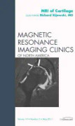 MRI of Cartilage, An Issue of Magnetic Resonance Imaging Clinics