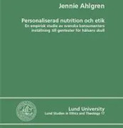 Personaliserad nutrition och etik