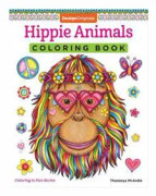 Hippie Animals Coloring Book