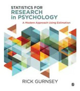 Statistics for Research in Psychology