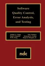 Software Quality Control, Error, Analysis