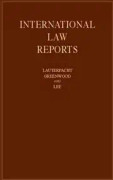 International Law Reports: Volume 157