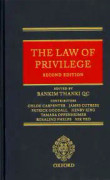 The Law of Privilege