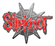 Slipknot Pin Badge: 9 Pointed Star
