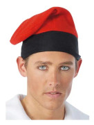 hatt Barretina polyester röd/svart en storlek