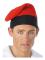 hatt Barretina polyester röd/svart en storlek