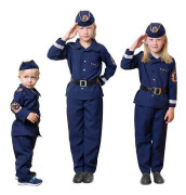Svensk Polis Barn Maskeraddräkt