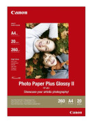 A4 Photo Paper Plus Glossy II, PP-201, 20 ark, 265g/m2