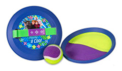 Disney Frozen - Catch Ball, Racketset - Blå/Lila 3 Delar