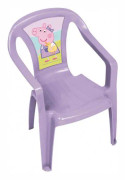 barnstol Peppa Pig 37 x 50 cm polypropylen lila