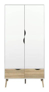 ORINO Garderob Natur/Vit