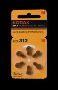 Kodak Hearing Aid 312 Engångsbatteri Zink-luft