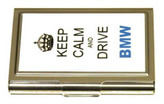 Korthållare -Keep calm and drive BMW