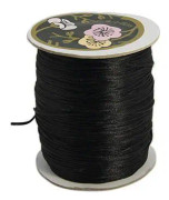 En rulle rat tail 1 mm Svart ca 240 meter