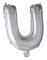 Folieballong med bokstäver i silver 41 cm