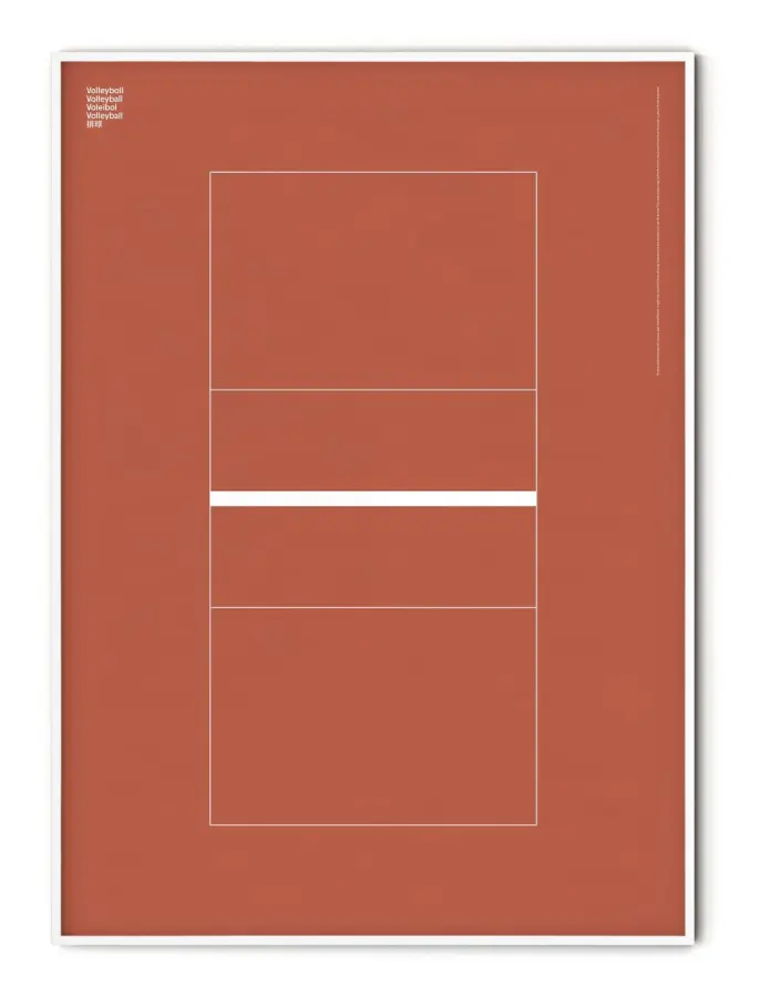 Sport Volleyball Poster - 21x30 cm