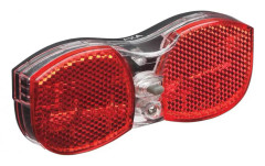 bakljus City Rearled batterier 11 cm svart