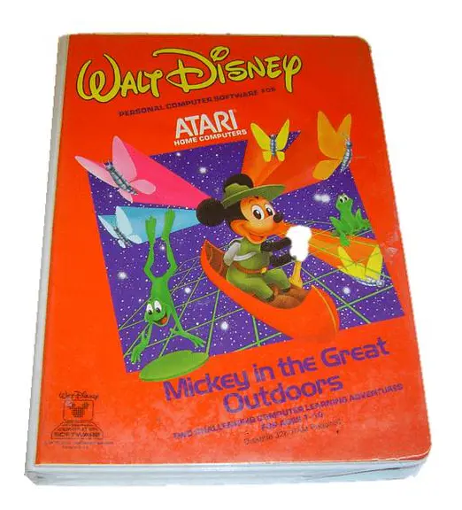 Mickey in The Great Outdoors Atari XL och Atari XE