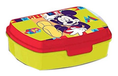brödbehållare Mickey Mouse junior 20 cm gul/röd