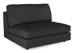ALSTAD Mittmodul 120 Linnesvart