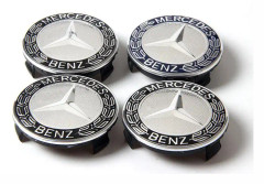 MB18 - 75MM 4-pack Centrumkåpor Mercedes Benz