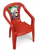 barnstol Avengers junior 36,5 x 30 x 50 cm röd