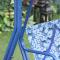 Nancy's Lime Cay Children's Swing Playground - Blå - Metall, Polyester - 43,3 cm x 27,55 cm x 43,3 cm