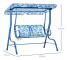 Nancy's Lime Cay Children's Swing Playground - Blå - Metall, Polyester - 43,3 cm x 27,55 cm x 43,3 cm