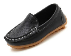 Baby mode mjuka loafers casual båt lägenheter bröllop slip-on läderskor