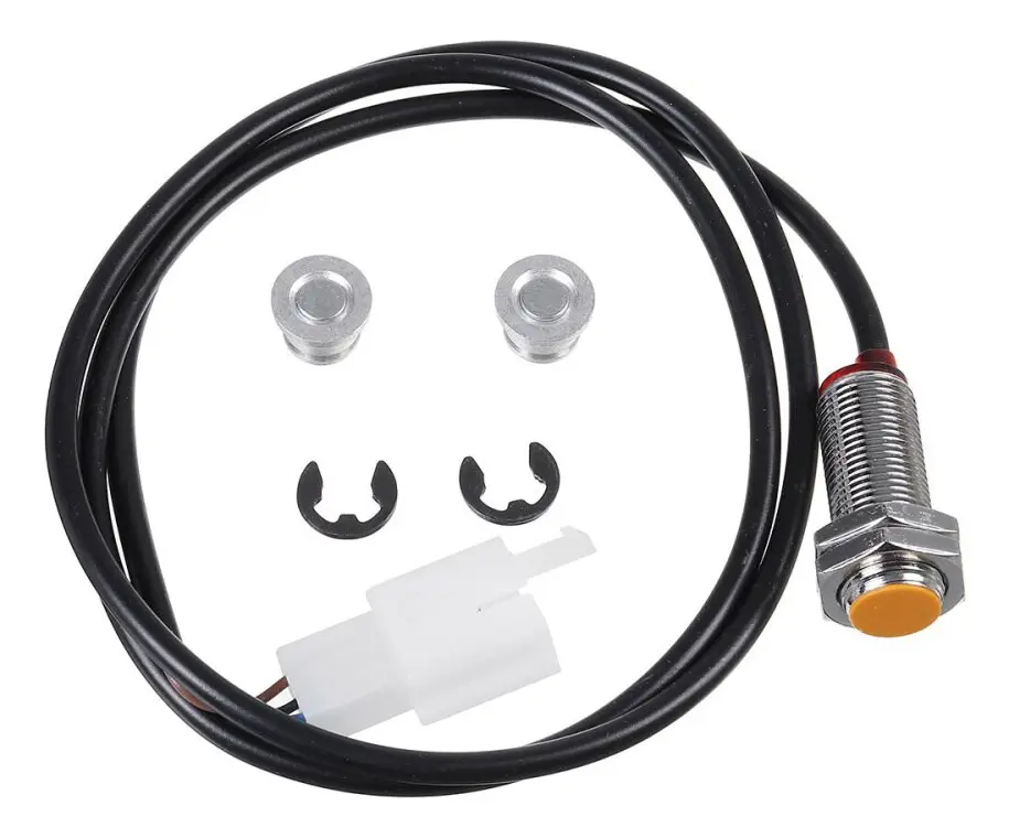 Universal Motorcykel LED LCD Hastighetsmätare Digital sensor Odemeter Wire Harness
