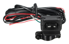 Winch Rocker Switch Handtag Control Line Varning ATV / UTV Tillbehör