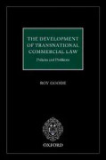The Development of Transnational Commercial Law