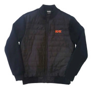 AC/DC Unisex Quilted Jacket: Logo (Large)