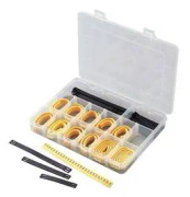 TRU COMPONENTS ECMKS-3 Märkningsclip Tryck 0 - 9, +, - Ytterdiameter-område 2 till 5 mm