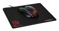 Tt eSPORTS TALON Elite RGB Combo - Mus - optisk - 6 knappar - kabelansluten - USB - svart
