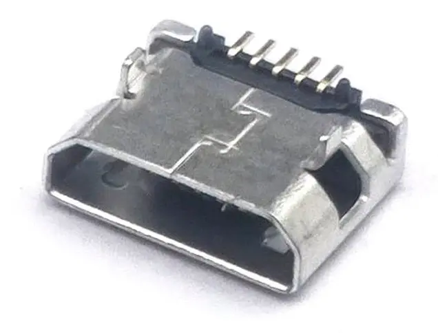 Smd micro usb-kontakt honport jack tail socket