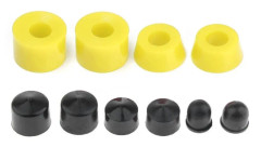 Skateboard truck bussningar longboard pu stötdämpare bussningar brickor pivot cups