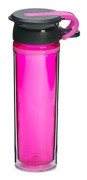 WOW - Sport Bottle Tritan 600 ml - Pink/Black