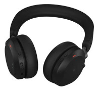 Jabra Evolve2 75 - Headset - på örat - Bluetooth - trådlös - aktiv brusradering - USB-C - ljudisolerande - svart - Optimerad för UC