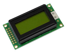 Display Elektronik LCD-display Gulgrön (B x H x D) 58 x 32 x 10.5 mm