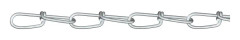 dörner + helmer 156154 Knopkedja Silver Stål galvaniskt förzinkad 30 m