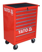 Yato YT-0914, Stål, Röd, Teleskopskenor med kullager, 300 kg, 12,7 cm, 2 hjul