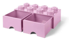 Room Copenhagen LEGO Brick Drawer 8 light pink - RC40061738