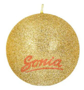 ARTMAN Glamor gold decorative candle - a small ball 1pc