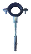 Haushalt Pipe Holder 4In (115Mm) With Rubber 2Pcs